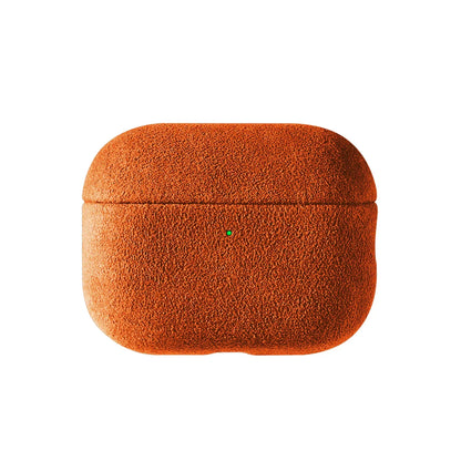 100% ALCANTARA Leather Case for AirPods 5 Pro 3 Pro3 Luxury Suede Leather Cases for AirPod 5 4 Pro 3 2 Headset Turn fur Cover