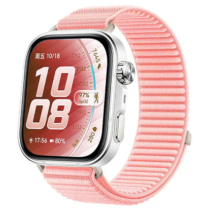 Official Nylon Braided Strap for Huawei Watch Fit 5/5 Pro Breathable Bracelet Watchband Huawei Watch Fit 4 Pro/4/3 Accessories