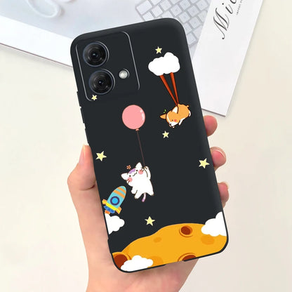 For Motorola Moto G54 Case Moto G84 Phone Cover Cute Astronaut Slim TPU Soft Silicone Funda For MotoG54 MotoG84 5G XT2343-1 Capa