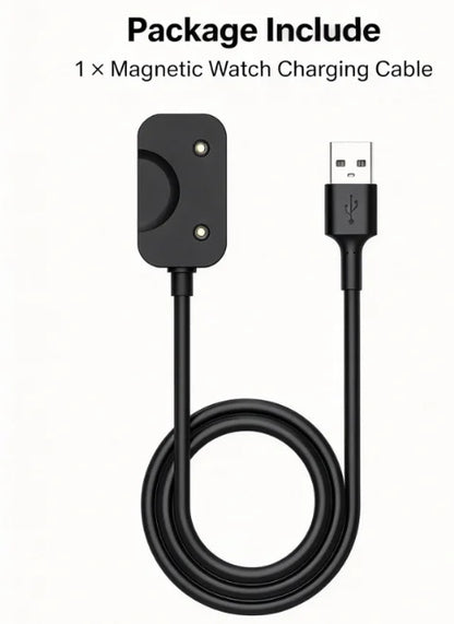 HTMCK 1M Magnetic Charging Cable Watch Adapter USB, For USB Port, Compatible with Galaxy Fit3 R390 Smart Bracelet