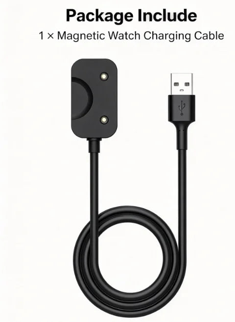 HTMCK 1M Magnetic Charging Cable Watch Adapter USB, For USB Port, Compatible with Galaxy Fit3 R390 Smart Bracelet