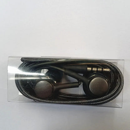 Stereo Sports In-ear Earphones With Mic 3.5mm Control Box Wired Headset Black White For Samsung Galaxy S8 S8plus Xiaomi Phones