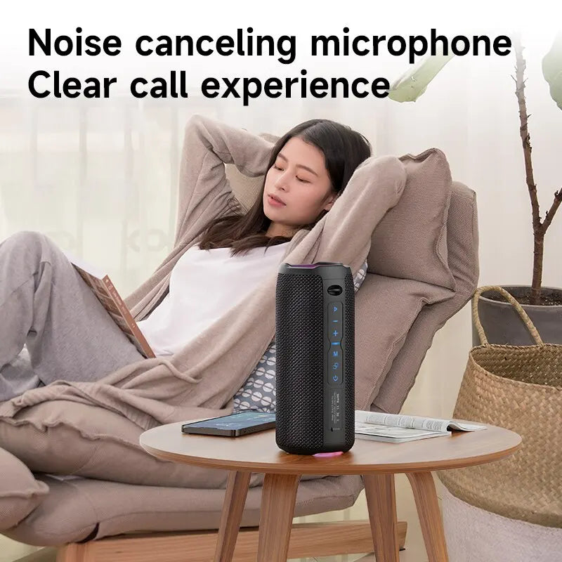 ZEALOT-S49PRO Portable Bluetooth Speaker 20W IPX6 Waterproof Powerful Sound Box Bass Boost Dual Pairing True Wireless Speaker