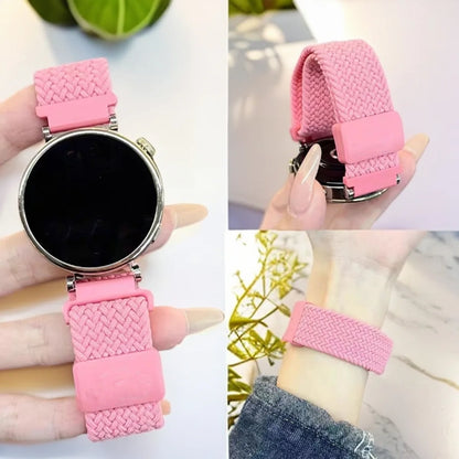 20mm Nylon Loop Child Smartwatch Wrist Band Watchband For Xplora X6 Play Kids Smart Watch Strap Wristband Bracelet Accessories