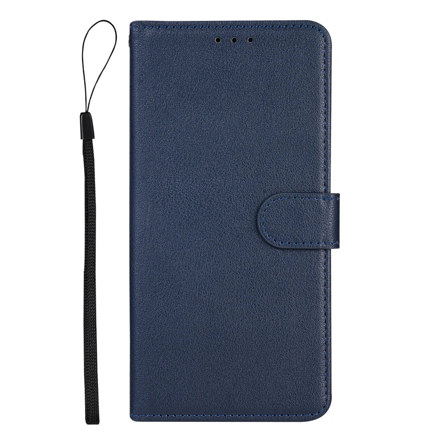 Wallet With Card Slot Magnetic Flip Leather Case For Samsung Galaxy S25 FE S24 Ultra S23 S22 S21 S20 FE S10 Plus S9 Card Bag