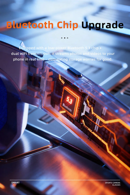 4K Polarized Sunglasses AI Smart HD 800W Camera Bluetooth Call Translation for Men Cycling Anti Glare Driving UV400 IP54 Goggles