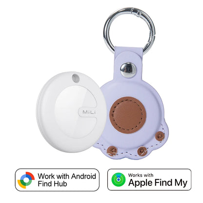 Dual System MiLi MiTag Smart Location Tag Bluetooth GPS Tracker Locator Keys Finder Works With Apple Find My & Google Find Hub