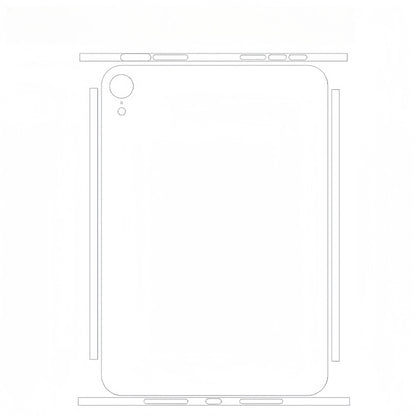 For iPad Pro 2022 2021 2018 12.9 11 Mini 7 6  Full Cover Colorful Back Film Covers Decal Skin Protector Sticker