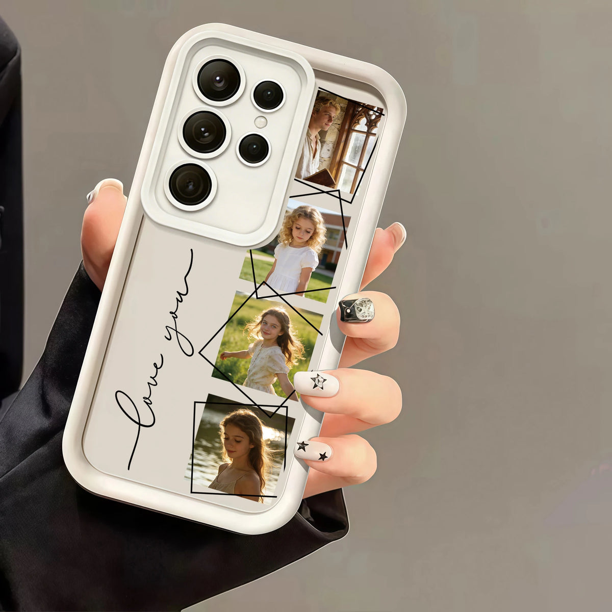 Custom Photo Family Friends Couple Pictures Soft TPU Phone Case For Samsung Galaxy S26 S25 S24 S23 S22 S21 S20 Ultra Plus FE A56