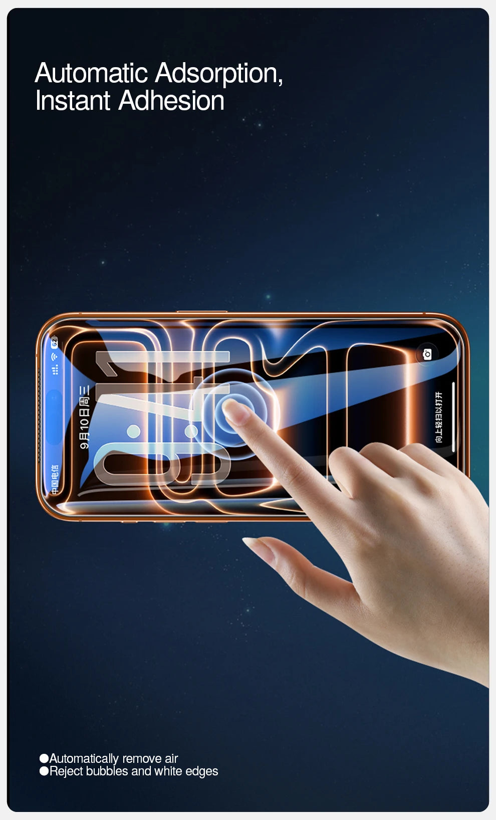 SmartDevil 2/3 pcs Screen Protector HD for iPhone 18 Pro Max 17 Pro 16 Anti-fingerprint Tempered Glass Film for iPhone 16 Pro 15
