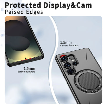 360° Folding Stand Magnetic Case For Samsung Galaxy S25 FE S24 S23 S26 Ultra Plus A56 A36 A26 A17 A07 A55 A35 A25 A14 A06 Cover