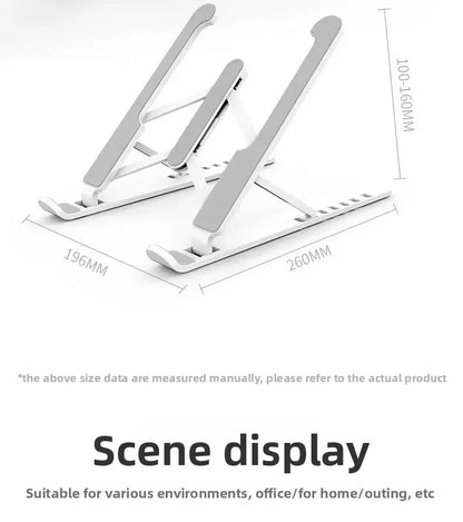 Tablet Stand Holder Folding Heat Dissipation Storage Lifting Adjustable Laptop Stand for Ipad