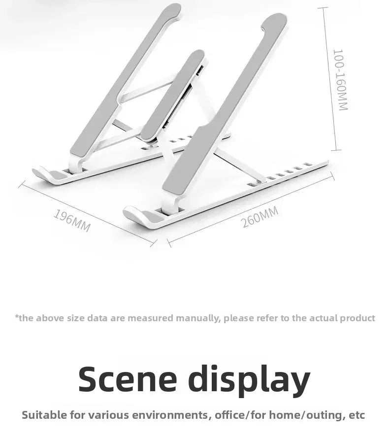 Tablet Stand Holder Folding Heat Dissipation Storage Lifting Adjustable Laptop Stand for Ipad