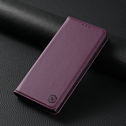 Wallet Skin Friendly Magnetic Slot Flip Leather Case For Samsung Galaxy S26 Ultra S25 Edge S24 FE S23 Plus S22 S21 S20FE S10+