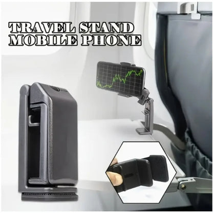 Foldable Rotatable Holding Phone Holder Support Airplane Stand Cell Mobile Desk Portable Travel Stand Train Seat  Phone Holder
