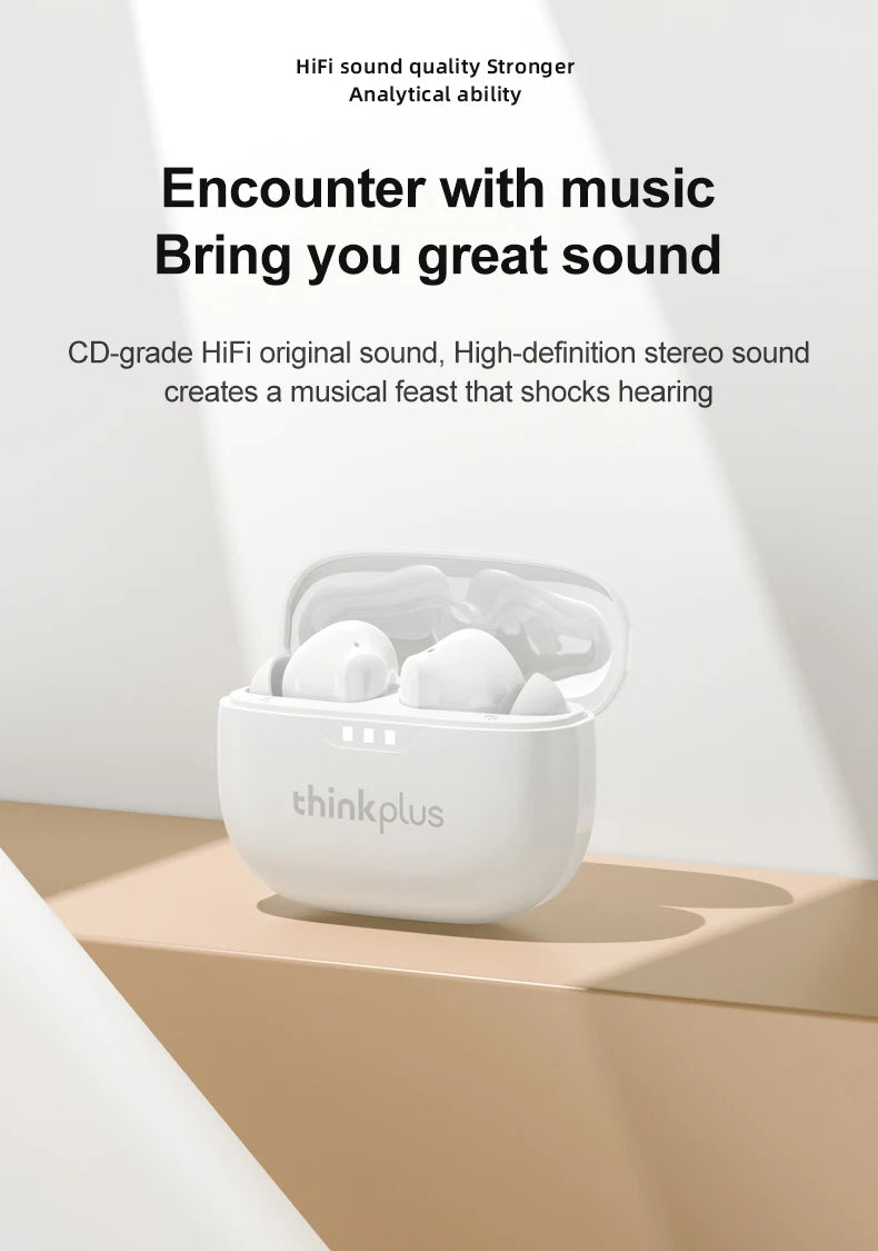 Original Lenovo Lp3 Pro TWS Headphones Wireless Bluetooth 5.3 Earphones HIFI Sound Noise Reduction HD Call Sports Earbuds Lp3pro