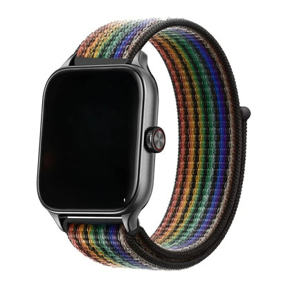 Nylon Loop Band For Amazfit GTS 4/3/2e Mini/GTR 4/3/2e/Balance/Stratos 20/22mm Watch Bracelet for Correa Amazfit Bip 5-6 Straps