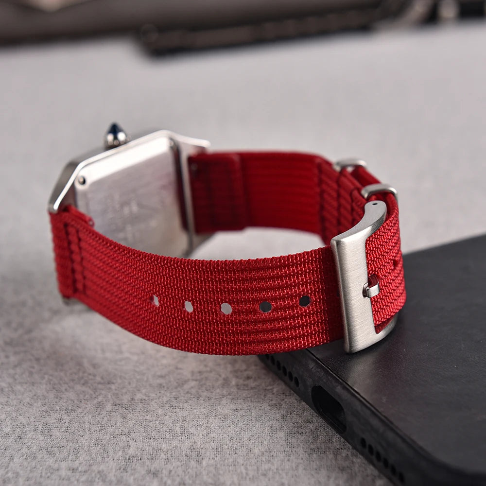 New Ribbed Nylon Watch Strap 18mm 20mm 22mm Qucik Release Straps Military Sports Watchband Fabric Strap for Omega/Smart/Samsung