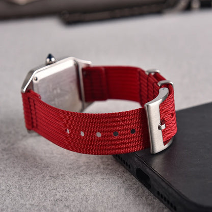New Ribbed Nylon Watch Strap 18mm 20mm 22mm Qucik Release Straps Military Sports Watchband Fabric Strap for Omega/Smart/Samsung