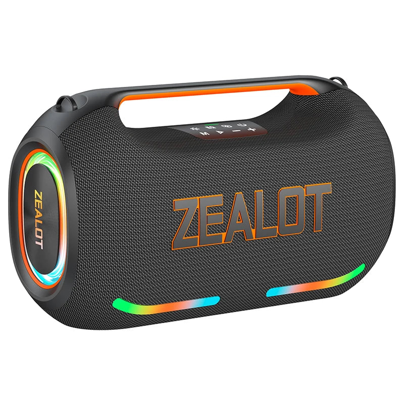 ZEALOT ZE41 250W Bluetooth Subwoofer | 48000mAh Long-Lasting Battery, RGB Lights, OTG Recording, Smart APP Control