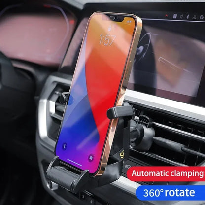 Car Phone Holder Smartphone Mount Gravity Car Air Outlet Clip Stand No Magnetic Support in Car For iPhone Xiaomi Samsung Huawei