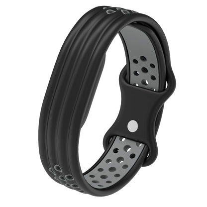Silicone Loop Sport Watch Strap for Google Fitbit Air Two Tone Bracelet Breathable Band Wristband Correa Replacement Accessories