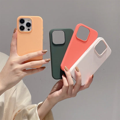 Original Liquid Silicone Cases For iPhone 15 14 11 13 12 Pro Max Mini XR X XS 8 7 Plus SE2020 Luxury Soft Case Phone Accessories