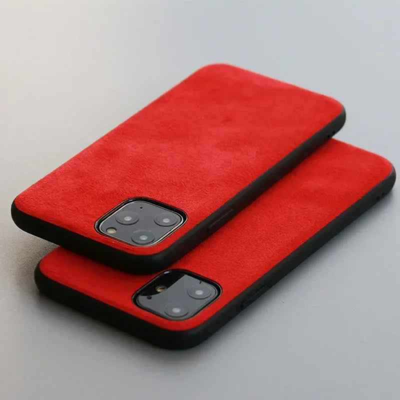 Phone Case Made of Italian Leather for Google Pixel 9 Pro 8 Pro 7 Pixel Fold 8A 7A Luxury Business Artificial Phone Case