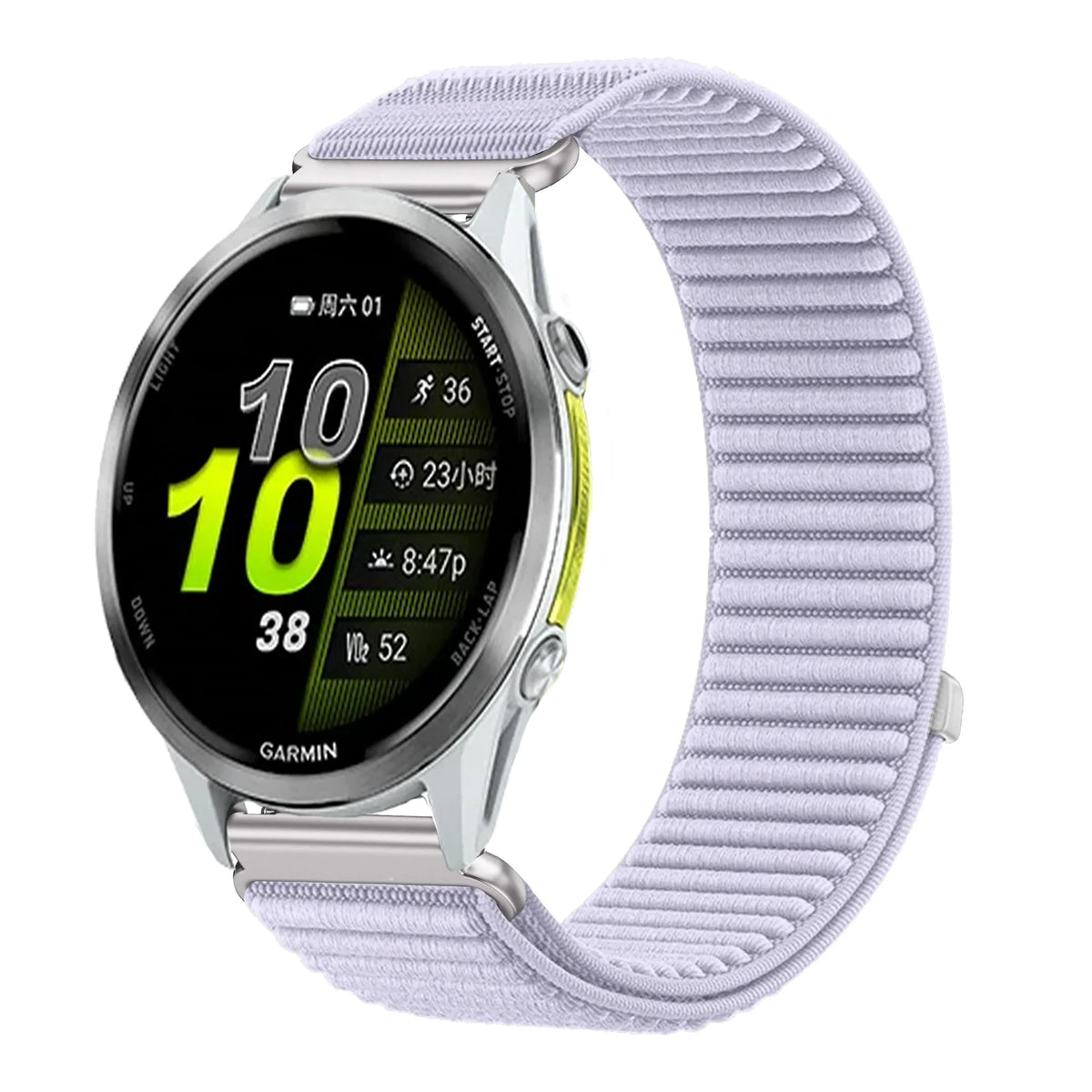 18mm 20mm 22mm Nylon Loop Strap For Garmin Forerunner 970 570 Venu 4 45mm 41mm Venu 3 Wave Wristband Garmin Active 6 Accessories