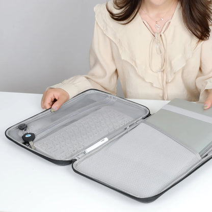 Hard Shell Single-Shoulder Laptop Sleeve 14inch Computer Protective Case Suitable for Apple MacBook Pro 13.3inch Air 13.6inch M3 Huawei 15 Lenovo 15.4 Xiaoxin 15 Men's 15.6
