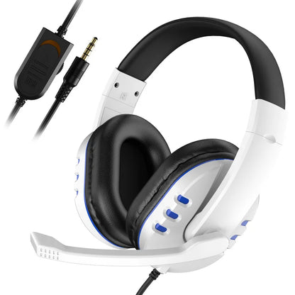 Headphones 3.5mm Wired Gaming Headset,Earphones Music For PS4,Game PC Chat Computer With Microphone