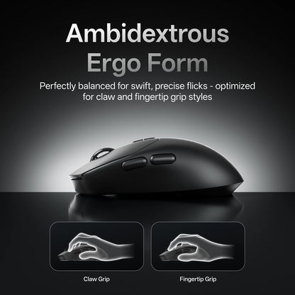 Rapoo VT1 MAX / VT1 Wireless Gaming Mouse 30K/26K DPI True 8K Wireless Polling Rate 49g Lightweight Up to 750 Hour Battery 10 Programmable Buttons On-Board Memory Esports Laptop Gaming Mice Compatible with Windows Mac