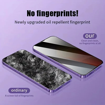 1-5PCS Oleophobic Coating Privacy Screen Protectors For iPhone 17 Pro Max iPhone 18 Pro Air 16 15 14 13 12 11 16e Tempered Glass