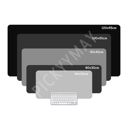 Gaming Mousepads Mousepad Black Cat Large Mouse Mat Office Desk Pads Non-Slip Rubber Gamer Mouse Pad Big Keyboard Mats