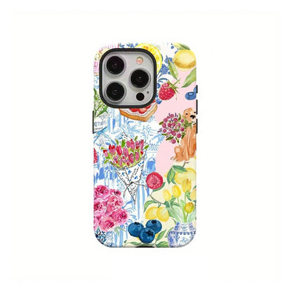 Luxury Clmj Light Wave Stripe Phone Case for iPhone 17 16 15 14 13 12 11 X XS XR Air Pro Max Plus Double-layer Back Cover