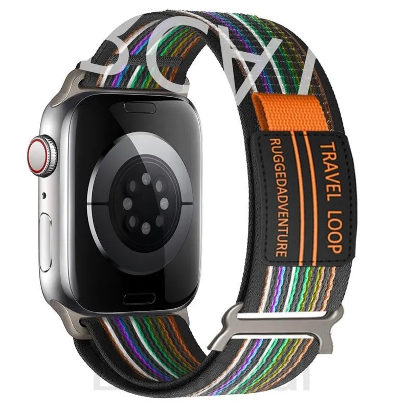 Band for Apple Watch Straps 44mm 40mm 49mm 45mm 41mm 46mm Correa Trail loop bracelet iwatch series 6 se 8 9 ultra 2 3 10 11 12