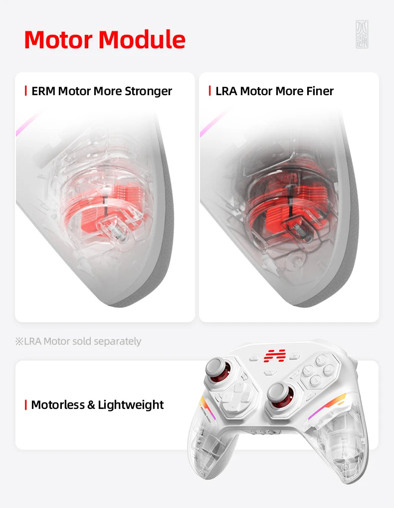 BEITONG PANGU Modular Wireless Controller, DIY Layout, Tool-Free Swap, TMR Joystick, for Switch/PC/Android/iOS