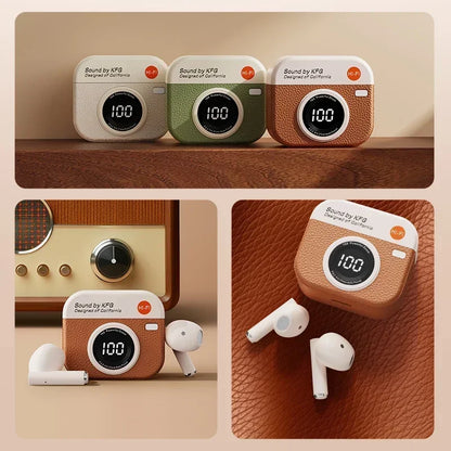 Q86 TWS Bluetooth 5.3 Wireless Headphones Power LED Digital Display HiFi Gaming Headsets Waterproof Sports Earbuds