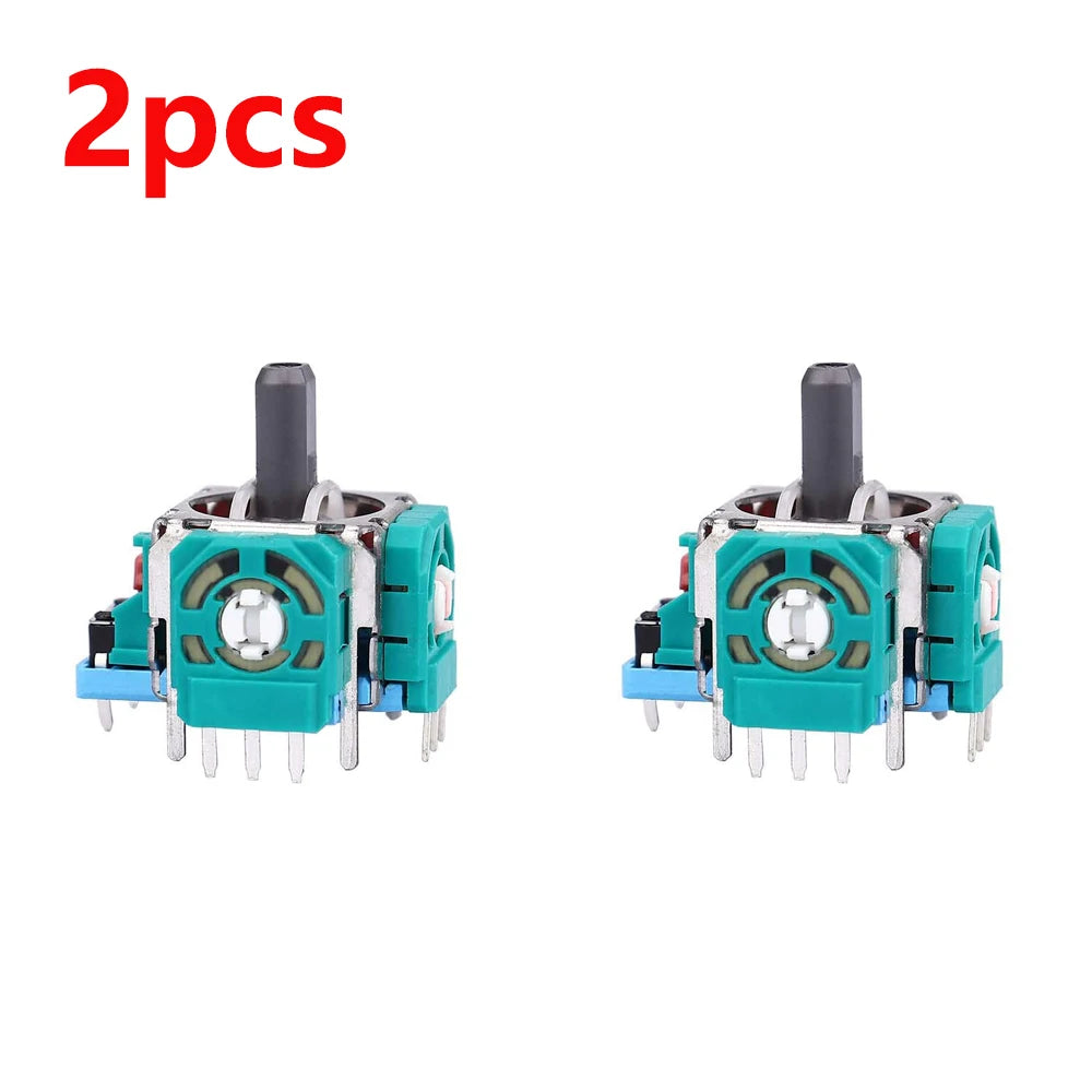3D Analog Thumbsticks for PS5 DualSense Controller, 2K3 Ohm Joystick Repair Kit with Screwdriver, Drift Fix Replacement Parts