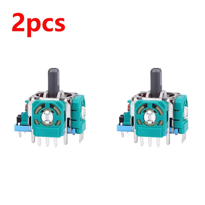 3D Analog Thumbsticks for PS5 DualSense Controller, 2K3 Ohm Joystick Repair Kit with Screwdriver, Drift Fix Replacement Parts