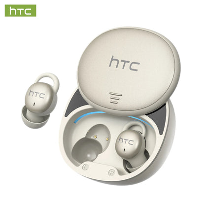 Micro Sleep Wireless Earbuds HTC NE97 Bluetooth 5.3 Pain-Free Fit 18H Playtime Friendly Earphones Soft Sound Side-Sleep
