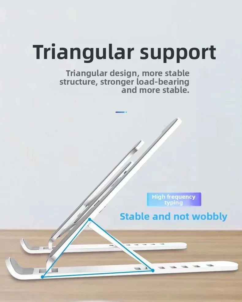 Tablet Stand Holder Folding Heat Dissipation Storage Lifting Adjustable Laptop Stand for Ipad