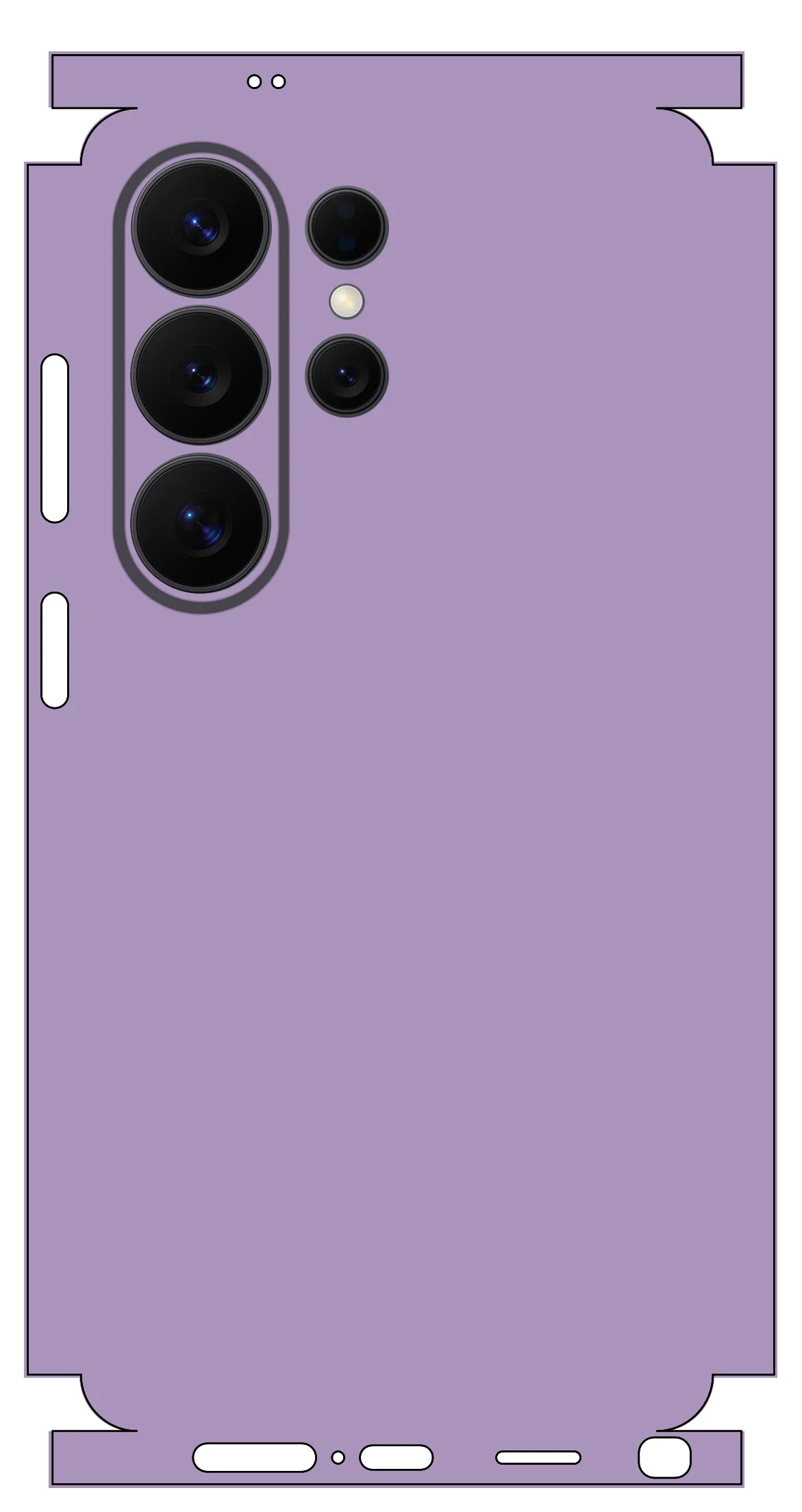 MIX002 Skins Grain Film Wrap Phone Back Sticker For SAMSUNG Galaxy S25 S26 Ultra S24 Plus S22 Ultra S22 S21 FE Film