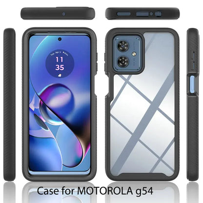 For Motorola Moto G86 Power G56 G77 G87 G55 G35 G24 G54 Power 5G Crystal Case Back Cover Moto G84 Case Phone G14 G 86 G04s funda