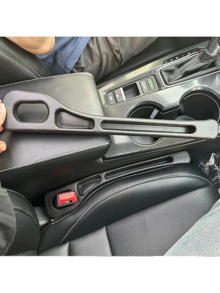 2Pcs Car Seat Gap Filler Seat Crevice Storage Box Bag Between Seats Console Organizer Decoration Interior Auto Accessories