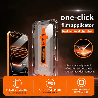 Screen Protector For iPhone 17 16e 16 15 14 11 13 12 18 17 Pro Max 8 Plus Air XR XS X Tempered Glass Film Auto-Alignment Install