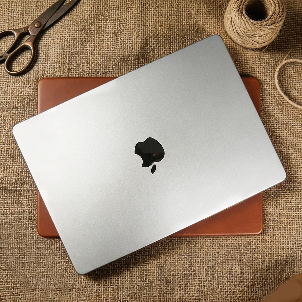 Laptop Genuine Leather Case for Macbook Air 15 A3448 M5 Pro 16 A3428 A3429 Pro 14 A3426 A3427 Air 13 A3449 M5 2026 Cover Cases