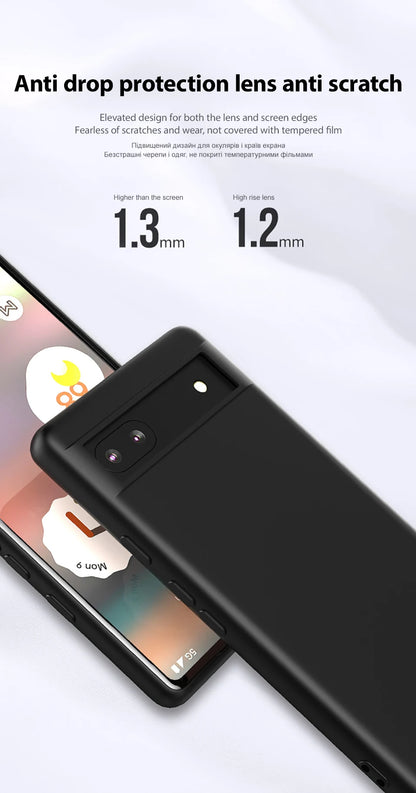 Luxury Original Liquid Silicone Cases for Google Pixel 9 8 6 7 Pro XL Shockproof Case for Google Pixel 8A 7A 6A Soft Phone Cover