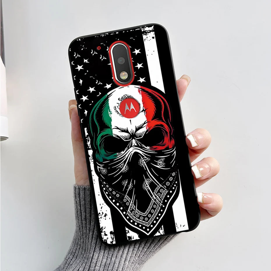 Case for Motorola Moto G4 / Moto G4 Plus / Moto G4 Play Back Cover Fashion Marble Silicone Soft TPU Protective Phone Cases Coque