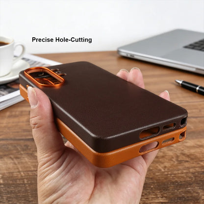 For Magsafe Premium Leather Case for Samsung Galaxy S26 Ultra S26Ultra S26Plus S25 Plus S25Ultra Phone Case Cover Magnetic Coque